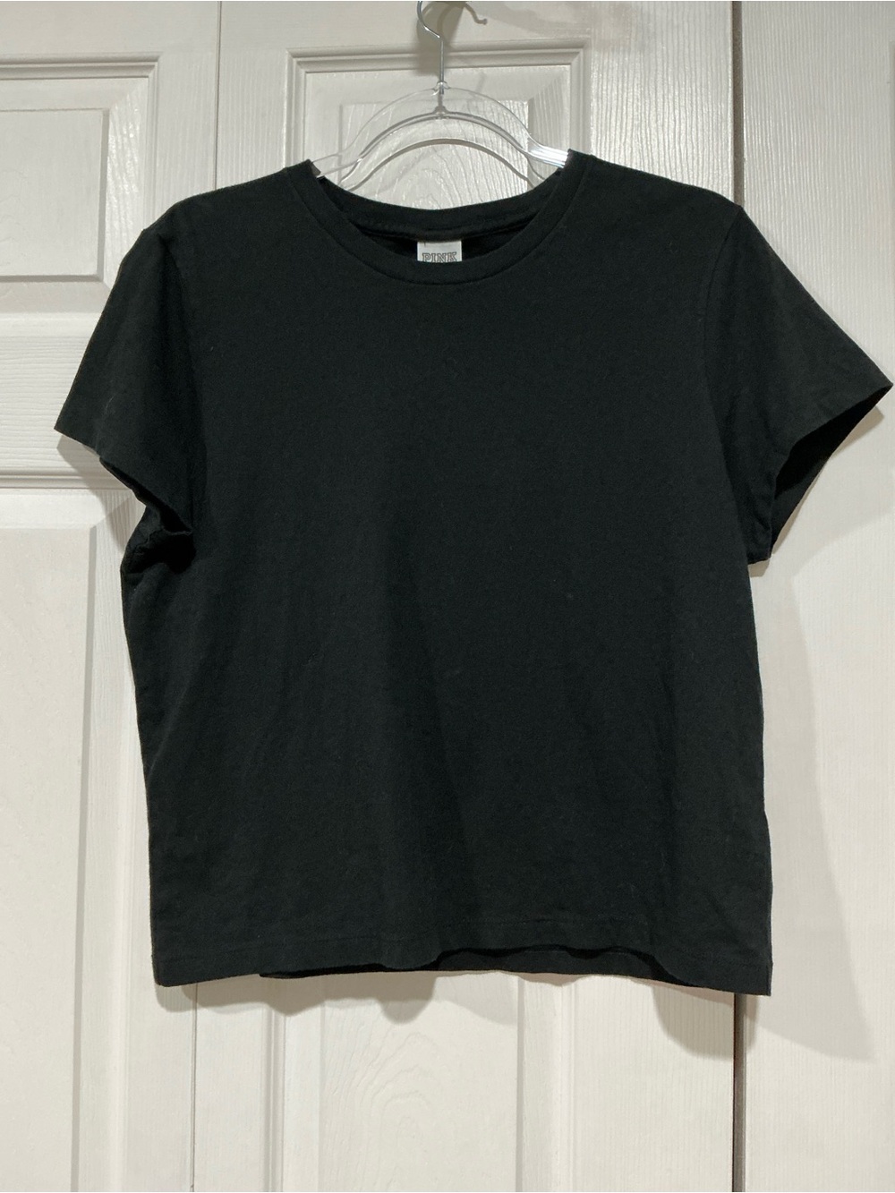 💙 NWT Victoria’s Secret PINK Black T-Shirt - Medium (01589)